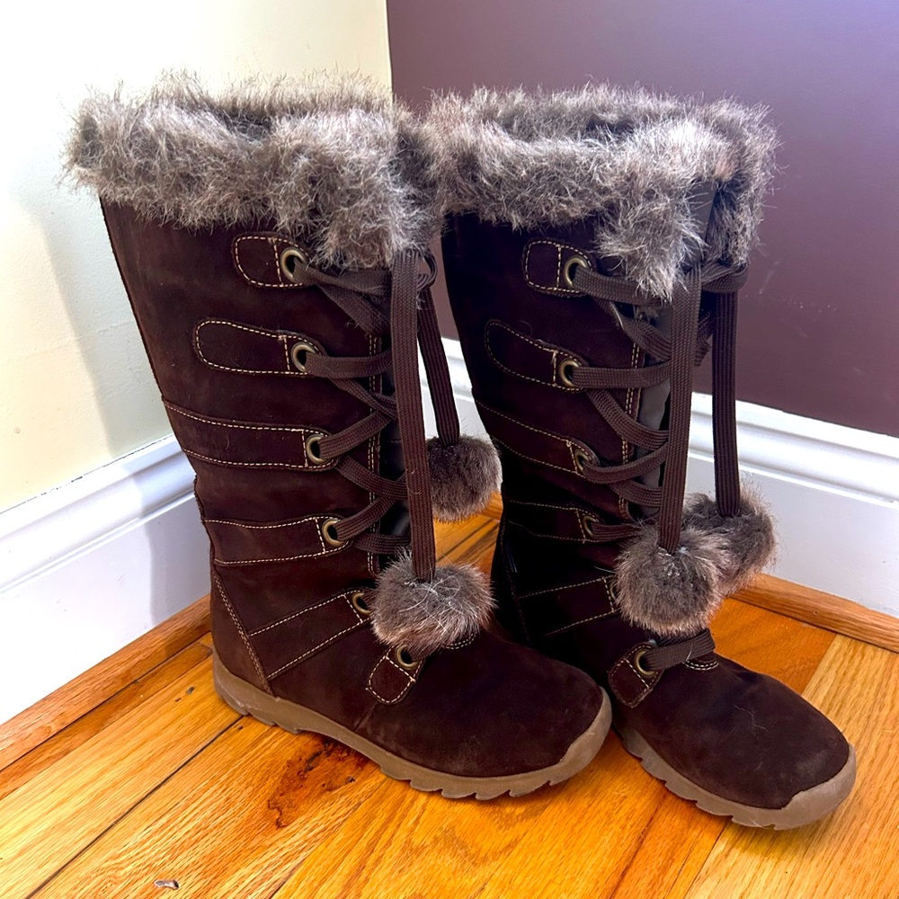 Sporto leather suede boots women size gojo in size 6.5